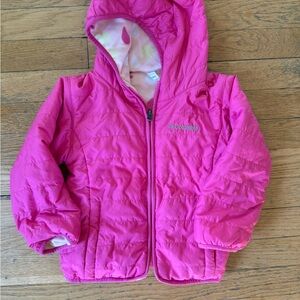 Columbia Bright Pink Reversible Quilted Jacket